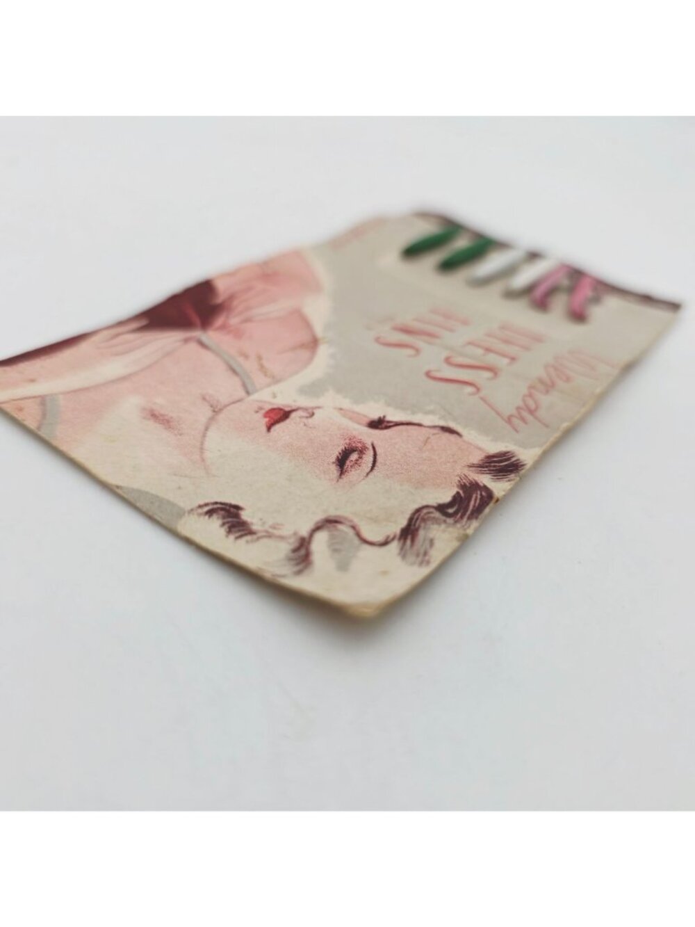 Vintage Wendy Dress Pins Multi-Color Made In England Original Card MCM Sewing - Picture 7 of 8